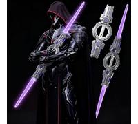 108cm Fire Spin Sword Double-Edged Lightsaber Toy, Children's Retractable Double Edged Lightsaber with LED Lights & Sound, 360° Rotating Blades, The Best Gifts For Boys