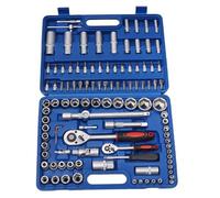 108Pcs/94Pcs Multi Function Car Socket Ratchet Wrench Wheel Auto Mechanic Manual Torque Tool Kit Home Repair Box(108PCS)