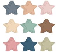 108Pcs Star Cutouts Paper 3.5Inch Five Pointed Star Confetti Cutouts For Wedding Christmas Classroom Bulletin Board Assorted Color Star Cutouts