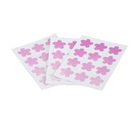 108PCS Sun Exposure Stickers, Color Shift Patches, Skin Sunlight Monitor, Reusable Sun Alert, Outdoor Safety Indicator (Flower Shape)