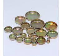 108pcs Universal Diesel Engine Freeze Expansion Core Plug Zinc Plated for Tractor Cylinder Head & Block Welch Frost Cap 8-36mm