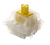 108PCS Yellow KS-3X1 Pro Cream Yellow 5-Pin Linear Switch, Compatible With MX Mechanical Keyboard