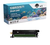 108R00971 Drum Unit Compatible for Xerox Phaser 6700 6700N 6700DN 6700DT 6700DX Printers, High-Definition Printing Effect with Chip, 60000 Pages (1 Pack Black)
