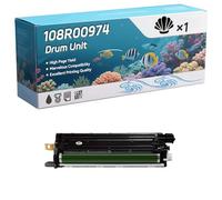 108R00974 Drum Unit Compatible for Xerox Phaser 6700 6700DN 6700DT 6700DX 6700N Printers, High-Definition Printing Effect with Chip, 60000 Pages (1 Pack Black)