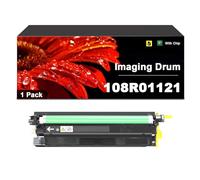 108R01121 Black / Color Imaging Drum Unit High Yield Compatible for Xerox VersaLink C400 C400N C400DN C405 C405DN Printer, High Yield 60,000 Pages Yellow