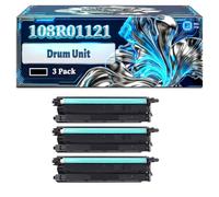 108R01121 Drum Unit Compatible for Xerox Phaser 6600 6600DN VersaLink C400DN C400 C405DN C405 WorkCentre 6605 6605DN 6655 Printers, With Chip Large Capacity 70000 Pages (3 Pack Black)