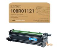 108R01121 Imaging Unit Drum Unit Replacement Compatible for Xerox Phaser 6600, for VersaLink C400/C405, for WorkCentre 6605 6655 6655i Series & 50000 Page Yield cyan