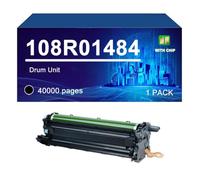 108R01484 Drum Unit Compatible For Xerox Versalink C500N C500DT C505dn | 108R01481 108R01482 108R01483 108R01484 Imaging Drum compatible for C500 C500DN C505 C505S C505X,Black-1 Pack