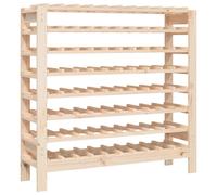 Vidaxl Wine Rack 109.5X30X107.5 Cm Solid Wood Pine