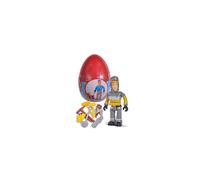 109251056 Fireman Sam Single Figure with Accessories III, 6 Designs Assortment, Each Egg Contains One Figure Including Accessories, 10 cm