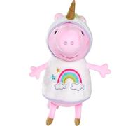 109262545 Peppa Pig Plush Cuddly Toy as Unicorn, 38 cm, Suitable from the First Months of Life