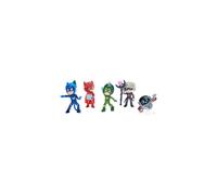 109402364 PJ Masks Figure Set/Moonlight Heroes and Villains, 5 Action Figures, 8 cm, for Children Aged 3+