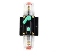 10A-100A Amp Circuit Breaker Reset 12V-48V DC for Car Boat Auto Waterproof Manual Reset 4mm Input Output Overload Protection Panel Mount Kill Switch AGU Fuse Holder Replacement(20A)