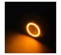 10A 15A 20A waterproof high current metal button switch 16MM19MM22MM automotive LED self-locking reset switch 3V5V6V12V24V220V(Yellow Circle,22MM(20A))