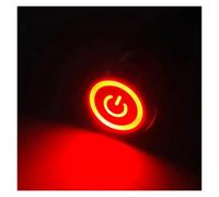 10A 15A 20A waterproof high current metal button switch 16MM19MM22MM automotive LED self-locking reset switch 3V5V6V12V24V220V(Red symbols,16MM(15A))