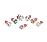 10A 15A 20A waterproof high current metal button switch 16MM19MM22MM automotive LED self-locking reset switch 3V5V6V12V24V220V(16MM(15A),9-30V(12V24V))
