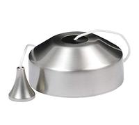 10A 2 Way Ceiling Pull Cord Light Switch 1.5M Long String Brushed Chrome Effect Kitchen Toilet Lighting Pullcord