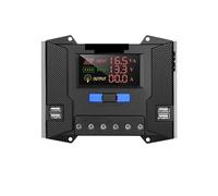 10A 20A 30A 40A Solar Charge Controller 12V 24V PWM PV Charging Controller Regulator HD Colorful Screen with 4PCS USB Port(30A)