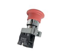 10A 22mm Red Round Head Power Emergency Stop Push Button Switch 1NC XB2-BS542 1Pcs