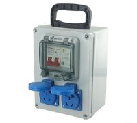10A 250V Wall Power Distributor for Construction with Switch and Waterproof Interface for Secure Electrical Connections (A)
