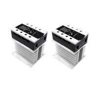 10A 25A 3-32VDC Control Three Phase Solid State Relay Integrated Heat Sink for Switching(25A,AC control AC)