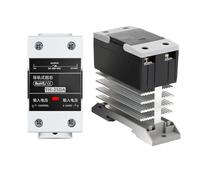 10A 25A 40A 60A 80A 100A 120A Mount Solid State Relay SSR Single Phase Control AC AC Control AC With Heat Sink(DC-AC,25A)