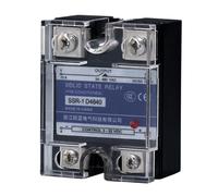 10A 25A 40A DA Single Phase DC Control AC Heat Sink 220V Relay To 3-32VDC SSR-10DA 25DA 40DA Plastic Cover Solid State Relay(XL)