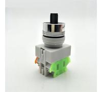 10A 660V 2 Positons ON-OFF 4 Terminal 1NO+1NC Latching Rotary Selector Switch 22mm hole Knob Switch LAY37-11X/2