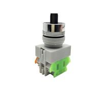10A 660V 2 Positons ON-OFF 4 Terminal 1NO+1NC Latching Rotary Selector Switch 22mm LAY37-11X/2 1Pcs