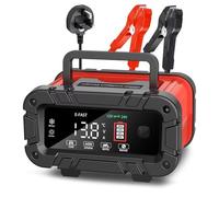 10A Car Battery Charger 12V/24V Smart Automatic Battery Charger & Maintainer, Pulse Repair Trickle Charger for AGM, Lead Acid, Car, Motorcycle, Truck, Boat with LCD Display & Temperature Control