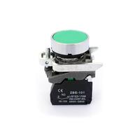 10A Control Switch Smart XB4-BA31 Green color spring button Switch EFDSVUHE(Red 1NC)