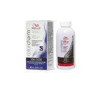 (10 Dev (Vol. 20) 3.6oz) Wella 12A Frosty Ash Color Charm Permanent Liquid Haircolor & Developer (Vol. 20)