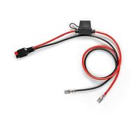10A Fuse Equipped SAE to O Ring Quick Disconnect Cable Providing For Safe Power Access to Batteries in Multiple Vehicle and Equipment Applications