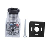 10A Hydraulic Solenoid Valve, 5pcs Hydraulic Solenoid Coil Plug,Hydraulic Solenoid Coil Connector,Transparent Voltage Universal Accessories DC24,Solenoid Valve Plug