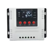 10A MPPT Solar Charge Controller 12V 24V Automatic Recognition APP Monitoring for Villas Outdoor RV Solar Power Systems Yachts Ships Aluminum Alloy