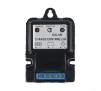 10A Solar Charge Controller for 6V/12V Systems, Auto Detection Battery Regulator for Photovoltaic Power Generation, IP30 Protection with LED Indicator