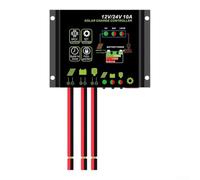 10A Solar Panel Controller with Three Stage For charging Algorithm for 12V 24V Banks Using For AGM Gel Flooded or Cells