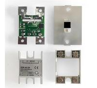 10A SSR 25A Solid State Relay 40A Output 3-32VDC 24-480VAC 220V Single Phase DC TO AC 40A Relay SSR HeatSink SSR 40DA 1Pcs((DC controls AC) DA,S)
