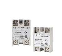 10A SSR 25A Solid State Relay 40A Output 3-32VDC 24-480VAC 220V Single Phase DC TO AC HeatSink 40DA((DC controls DC) DD,SSR-100A)