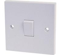10amp 1Gang 1Way Light Switch 13A to BS3676