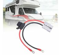 10AWG 50A Battery Charging Cable Kit With M8 Ring Terminal For Solar Panel EV Power Supply Waterproof High Temp Resistant