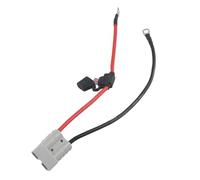 10AWG 50A Battery Charging Cable Kit With M8 Ring Terminal, Weatherproof High Temp Resistant For EV Solar Power Distribution