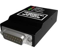 10Base-T RJ45 to 10Base-5 DB15M AUI Transceiver, Thicknet Media Converter | Thick Ethernet to 10BT UTP adapter - no external power needed, SQE switch, link/collision/jabber LEDs, IEEE 802.3, 100m