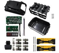 10Cells for DCB200 Battery Case for 21700 Lithium Battery Pack Replacement with PCB Protection Circuit for DeWalt 18V 20V Tools