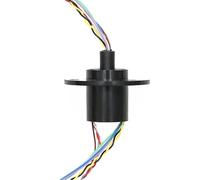 10Channel 2A 22mm Wires Capsule Slip Ring Mini Rotate Dining Table Slipring DIY Fish Wheel Conductive Signal Collector