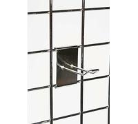 10cm|100mm|4"|4 Inches Heavy Duty Euro GRIDWALL Grid|Mesh|Wall Double Prong|Hooks|Arm Retail Shop Display (50)