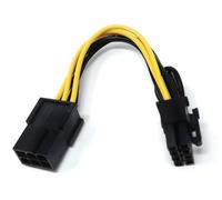 10cm 1pcs. 6-Pin PCIe to 8-Pin PCIe Adapter Power Cable, Video Graphics Card Power PCI Express Lead Adapter