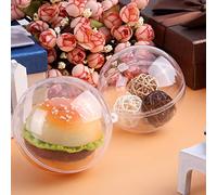 10cm 20pcs Christmas Baubles Clear Fillable Christmas Ball