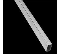 10cm 25cm Long Aluminum Alloy Tubing Square Pipe, Alloy Square Tube Rectangular 6063 Straight Pipe 1pc(250X25X50X2MM)