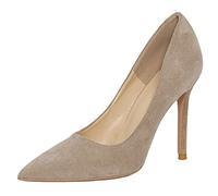 10CM/3.94IN Women's Personality Wedding Party Pumps Stiletto Sexy Pointed High Heels Slip On Stiletto Court Shoes Ladies Sexy Pole Dancer Stripper Party,Apricot,39